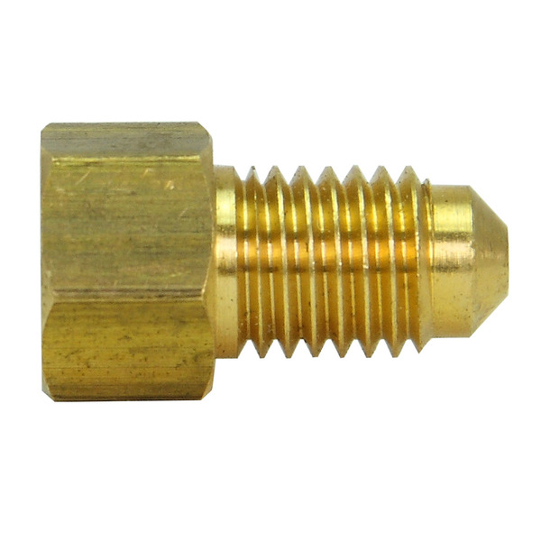 Ags Brass Adapter, Female(3/8-24 Inverted), Male(M11x1.5 Bubble), 10/bag BLF-32